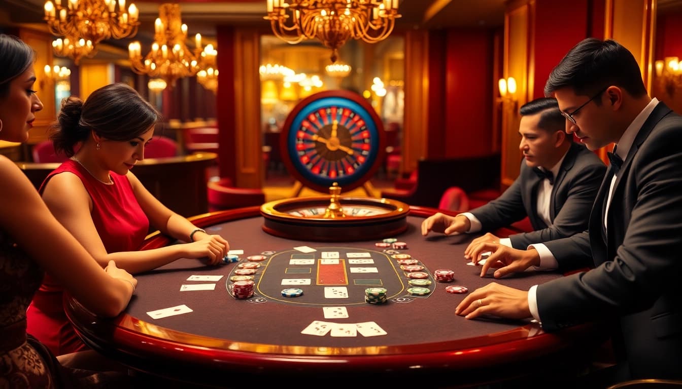 Experience the excitement of poker at S8, featuring high-stakes gameplay and luxurious casino ambiance.