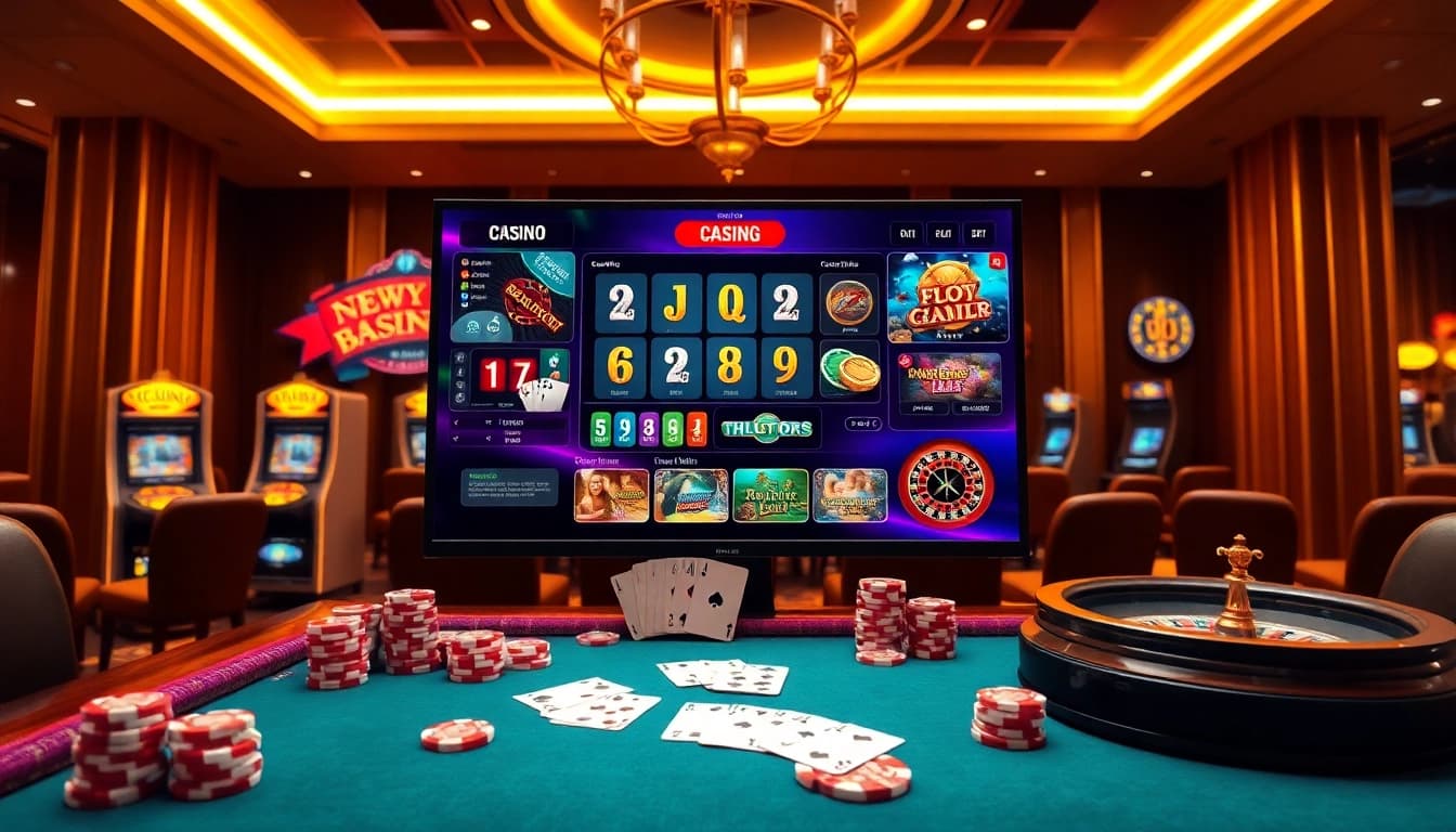 Experience the thrill of gambling at https://vn789.xyz/ with poker chips and vibrant slot machines.