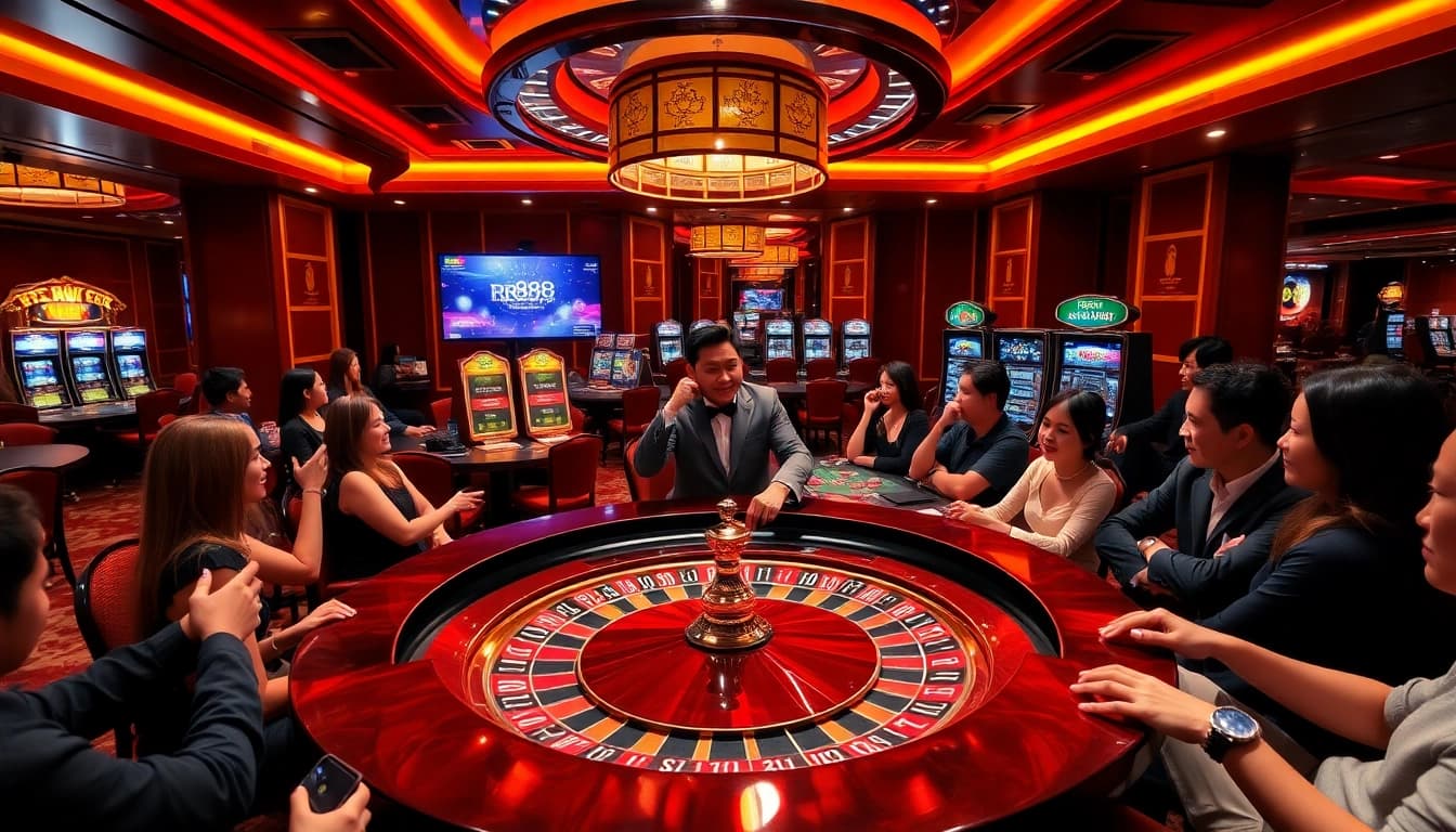 Experience the thrill of rr88 | đăng nhập with dynamic gaming tables and lively casino ambiance.