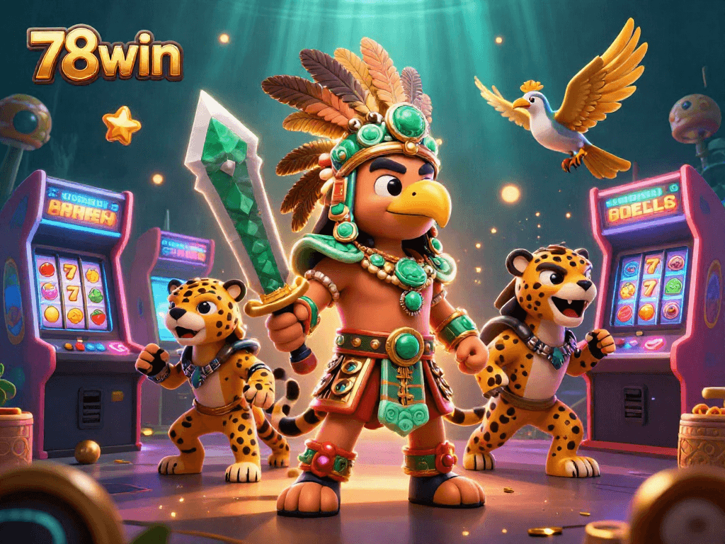 Experience thrilling wins at 78win with our vibrant casino-themed digital art.