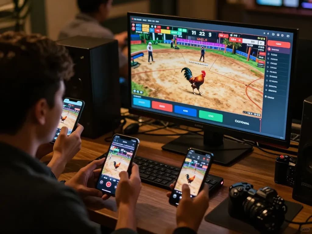 Engaging players betting on WALA88 đá gà through a vibrant online platform showcasing live matches.