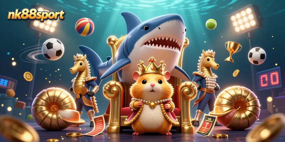 Join the excitement at nk88sport with the fierce golden hamster king reigning over thrilling casino games.