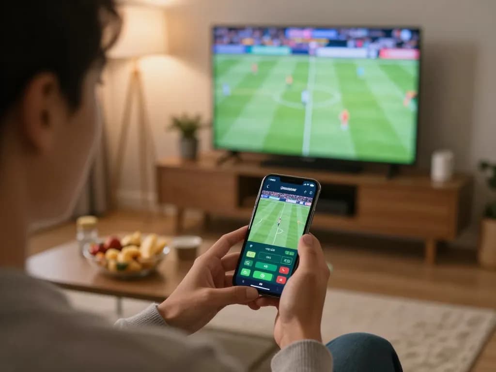Cakhia empowers fans with real-time sports betting insights on a smartphone.