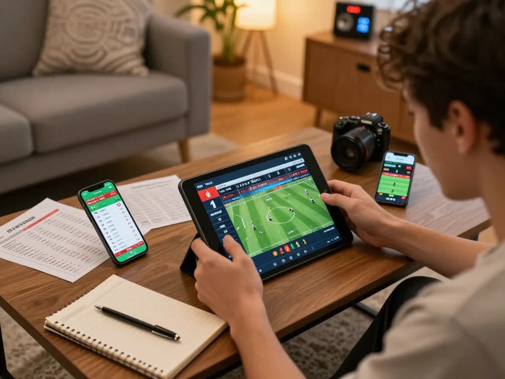 Experience the thrill of sports betting with 8kbet in a dynamic home setting.