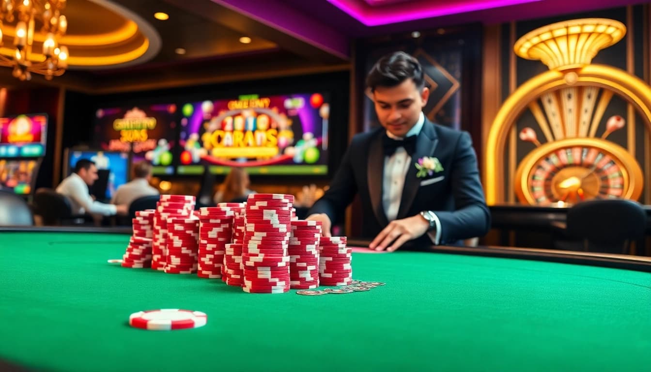 Experience thrilling gameplay at cm88.com with players engaged at a luxury poker table.