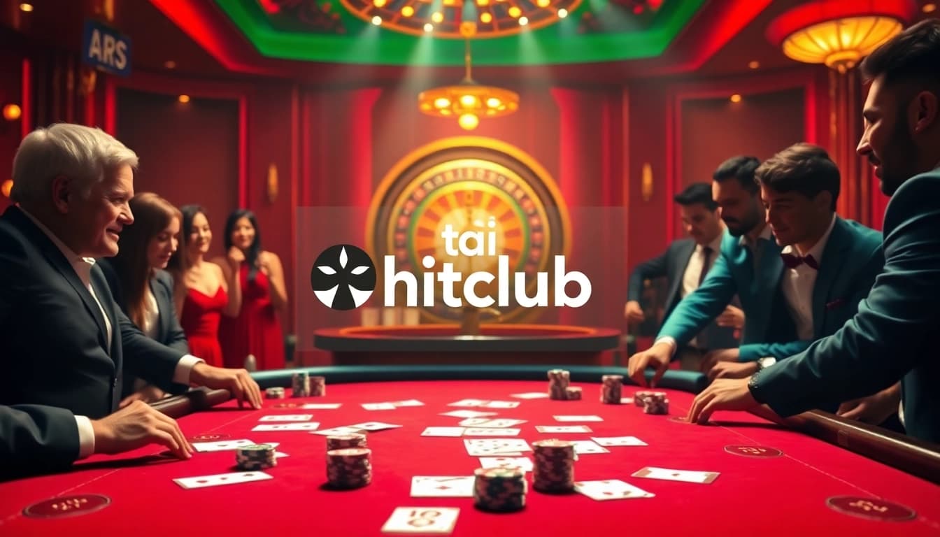 Experience the excitement as players load their gambling adventures by tải hitclub, enjoying a modern casino atmosphere.
