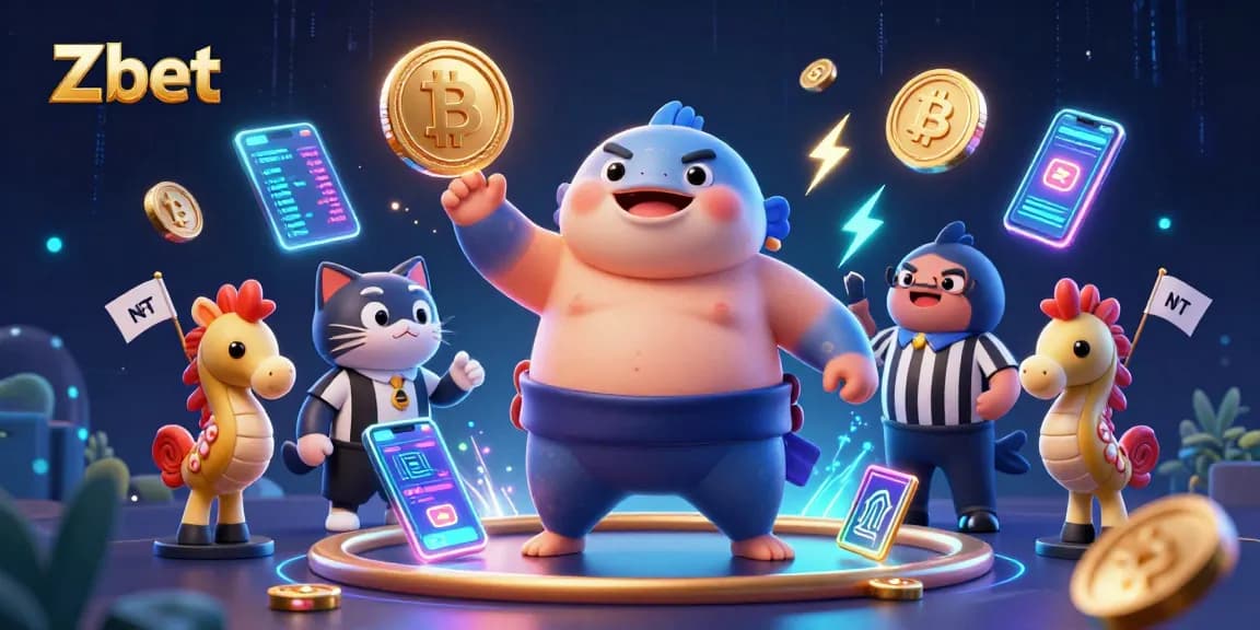 Zbet showcases a vibrant underwater casino scene with a fugu character, ideal for exciting gameplay moments.