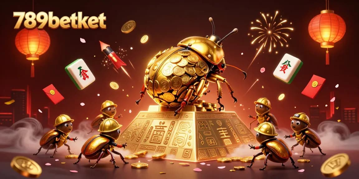 Experience the excitement of casino gaming with 789betket in a vibrant, action-packed 3D illustration.