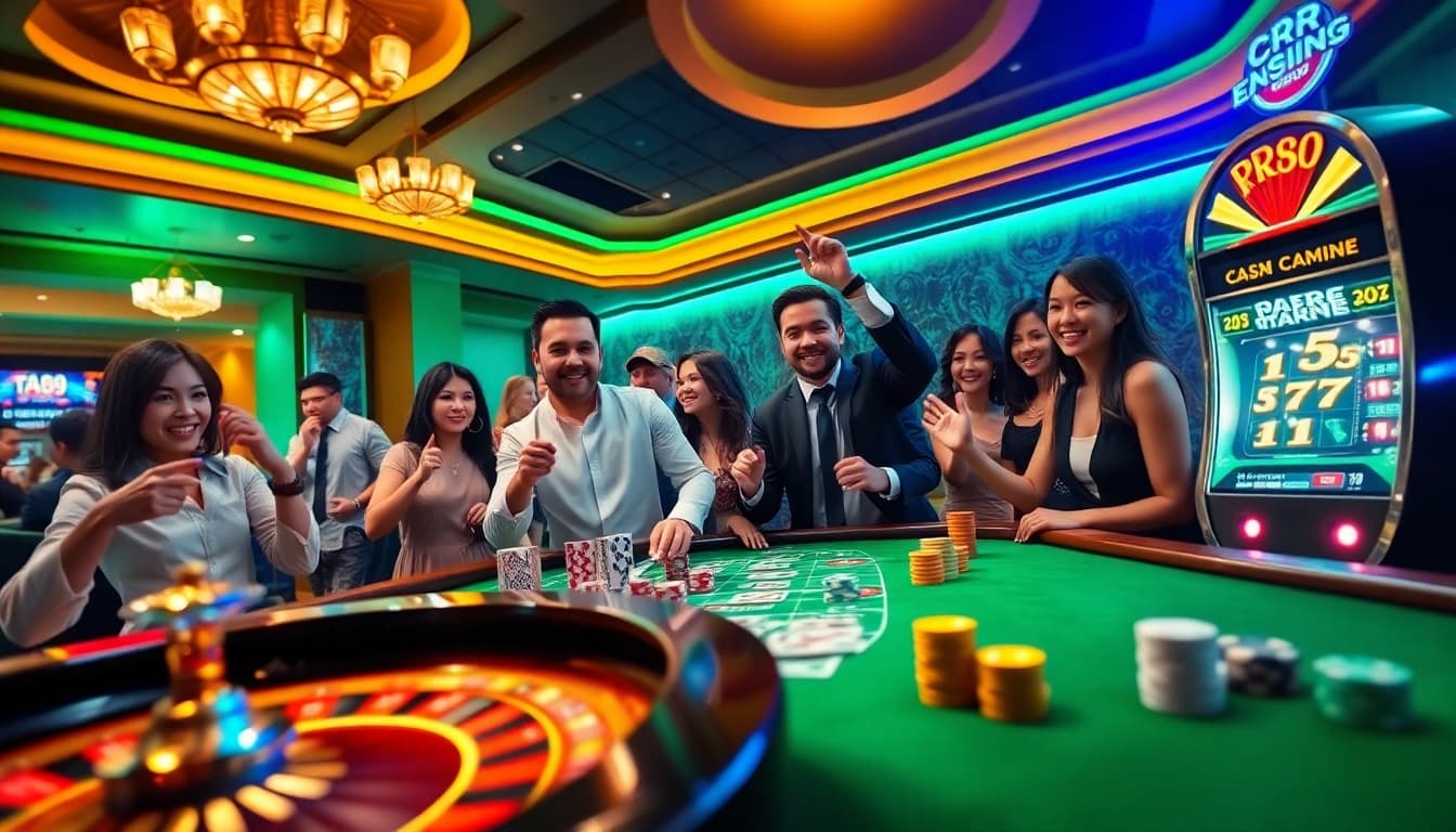 Engage with thrilling games at https://rr99.it.com/ in a luxurious casino setting featuring poker and roulette.