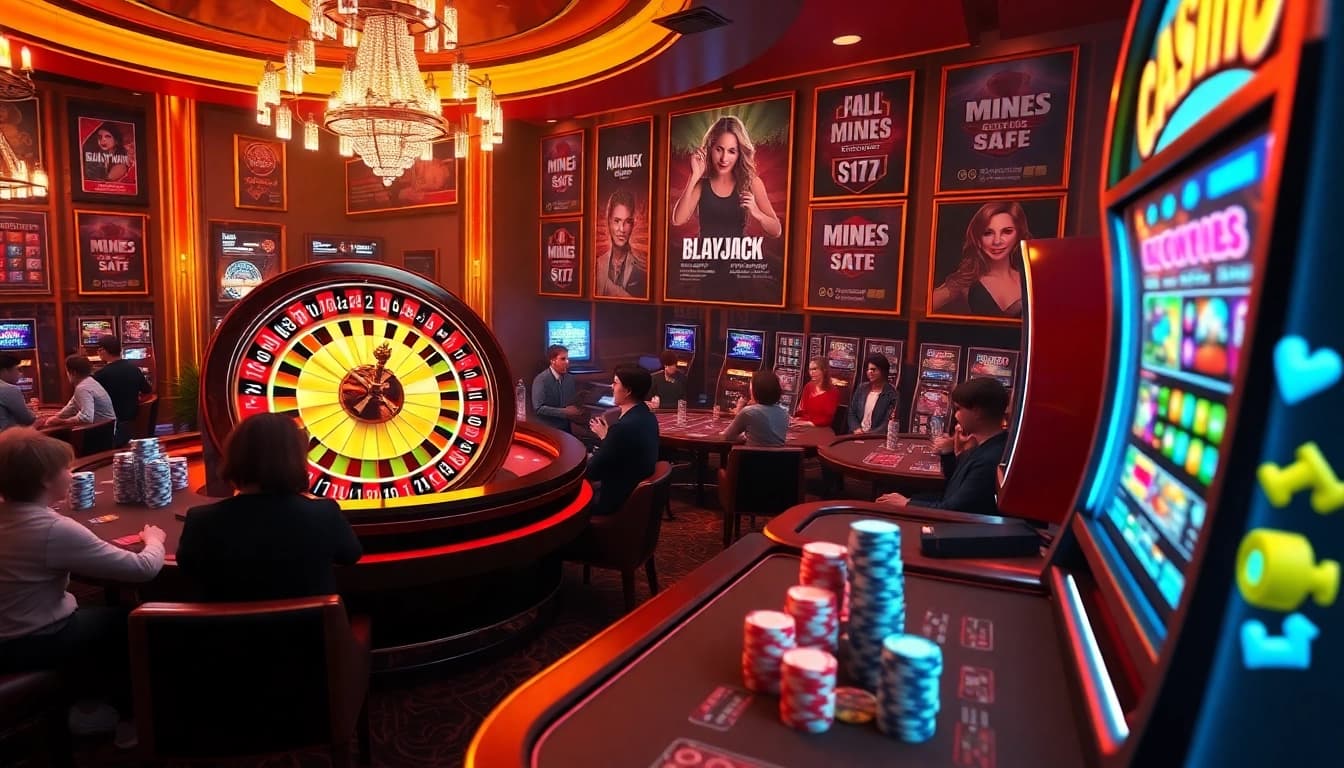 Engaging Robux gambling scene showcasing vibrant casino games, chips, and excitement.