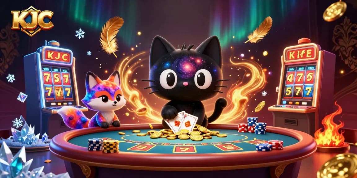 KJC offers thrilling gambling experiences with vibrant cosmic themes and detailed game elements.
