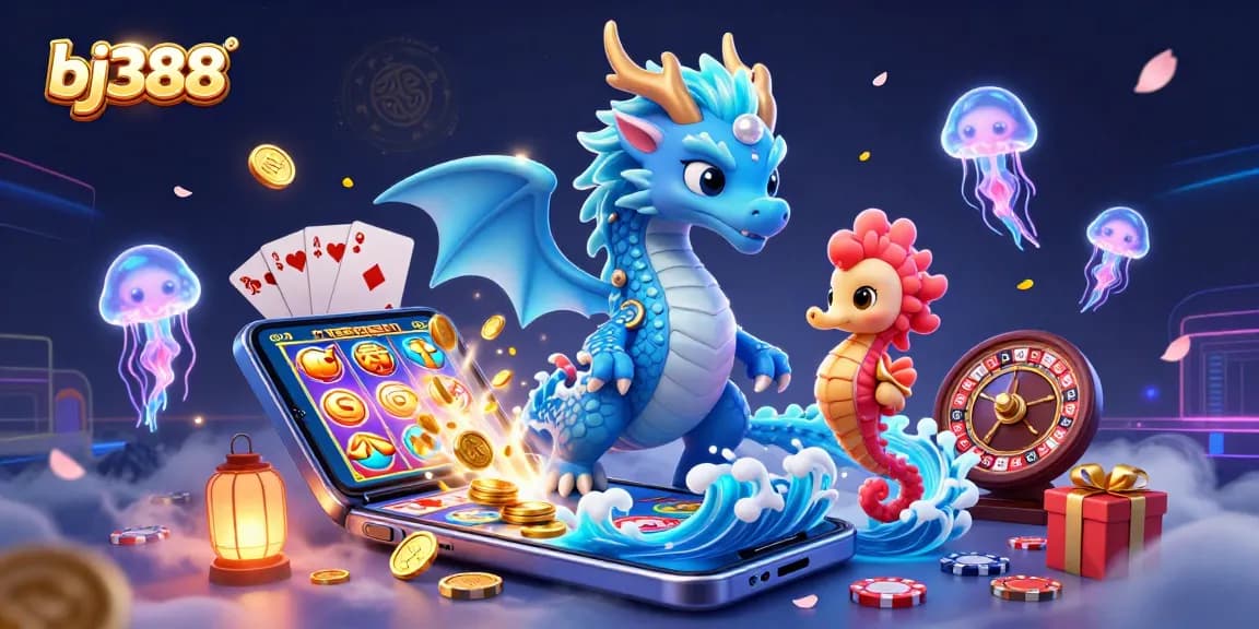 BJ388 invigorates the gaming scene with a dynamic illustration of online casino entertainment.