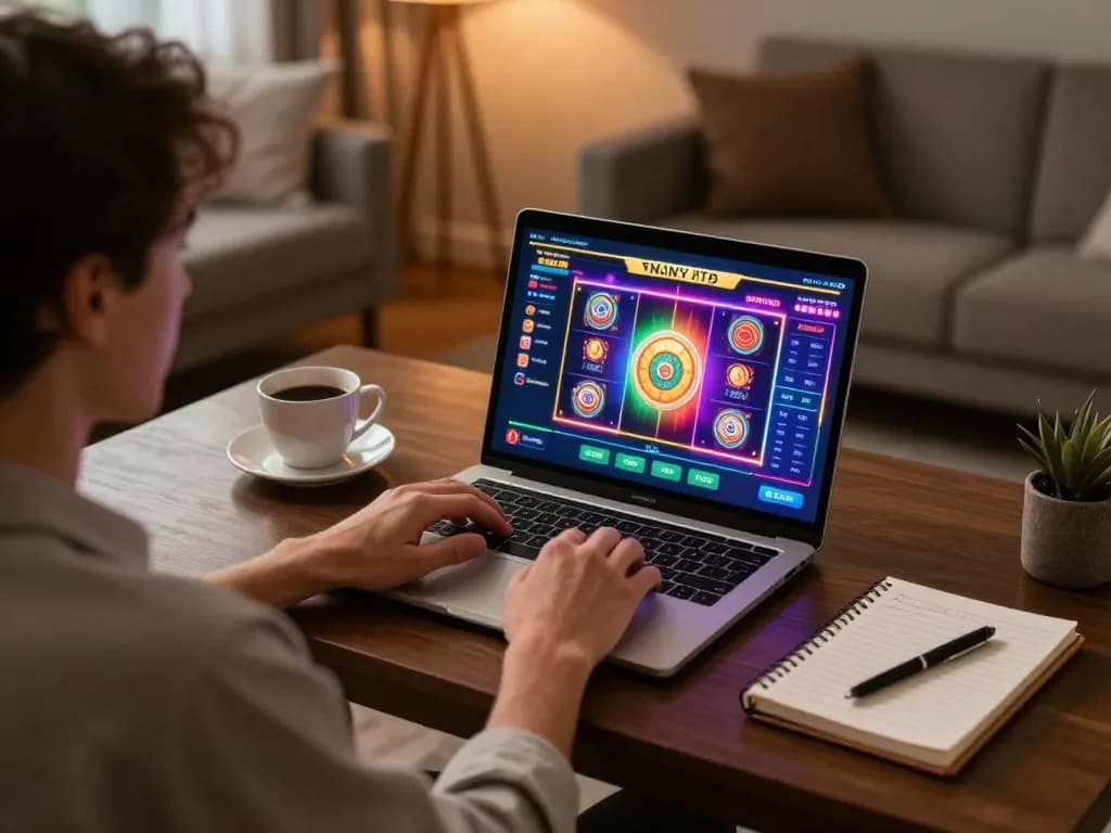Engaging with the TG88 online casino platform for exciting gameplay experiences.