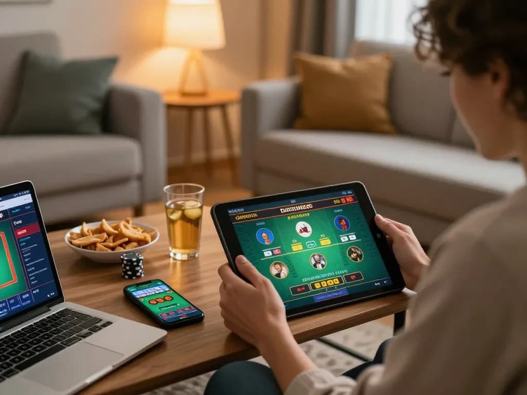 Engaging in online gaming with link go99, a cozy setting for strategic play and responsible betting.