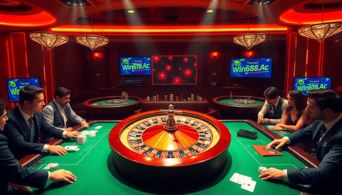 Experience thrilling moments of gambling at https://win678.ac/ with luxurious poker tables and roulette excitement.