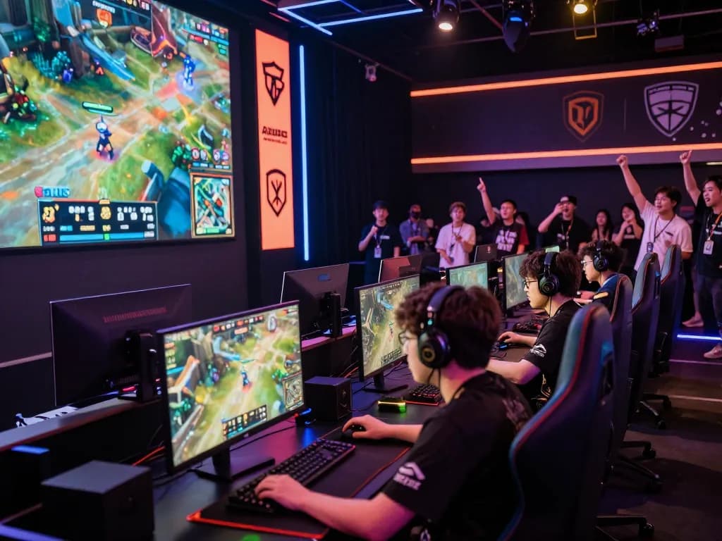 five88 esports tournament scene showcasing intense gameplay and enthusiastic fans