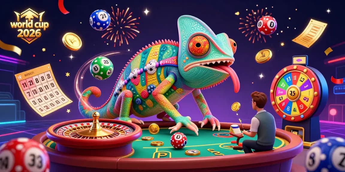 Experience the vibrant world of gambling with the world cup 2026 illustration showcasing casino excitement and colorful elements.