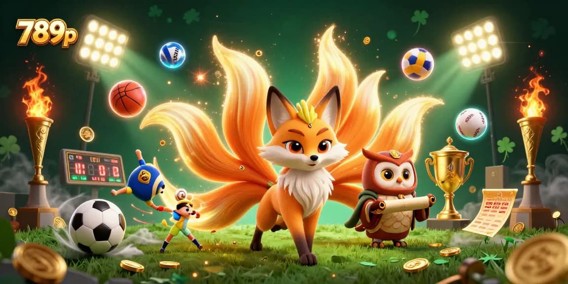 Engage in thrilling gameplay at 789p with vibrant sports elements and mystical characters.