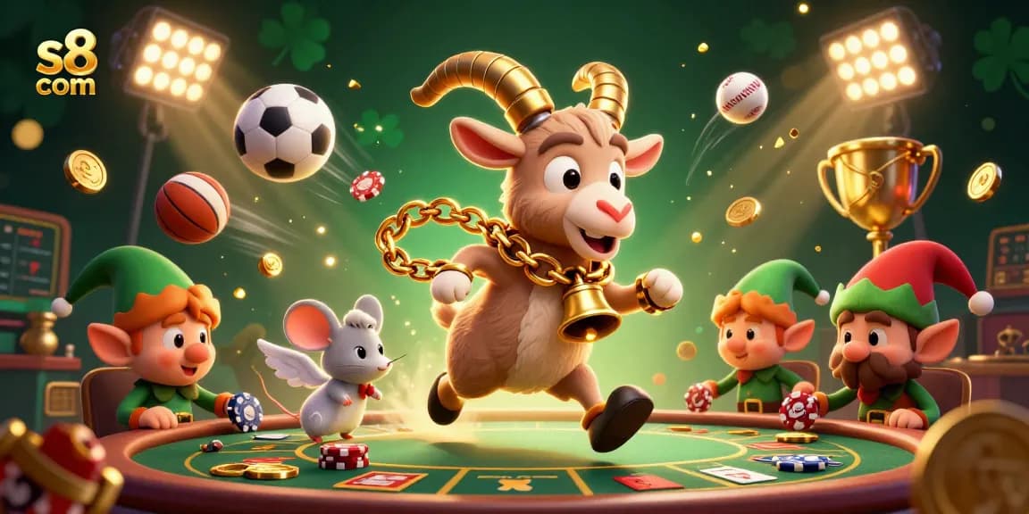 Experience thrilling moments with s8 com in a vibrant 3D casino scene filled with excitement.
