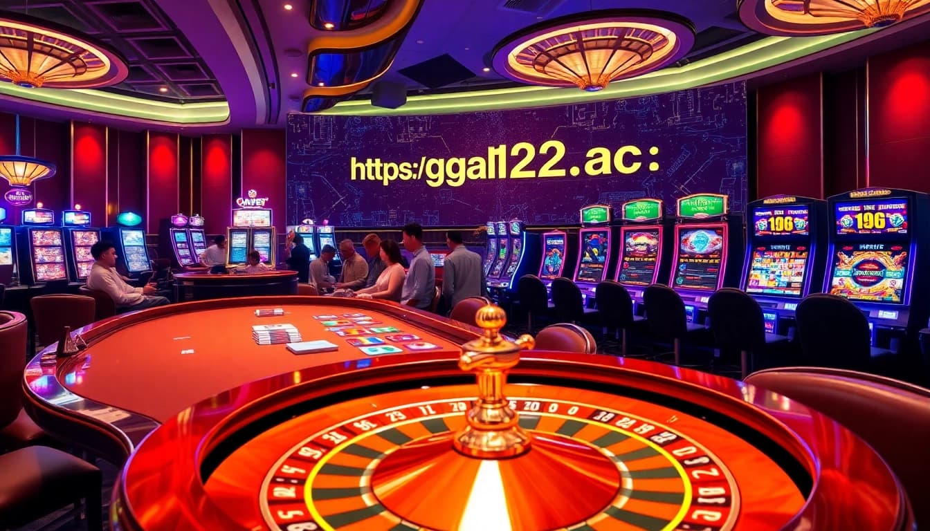 Experience thrilling gaming at https://goal123.ac/ with vibrant casino tables and exciting slot machines.