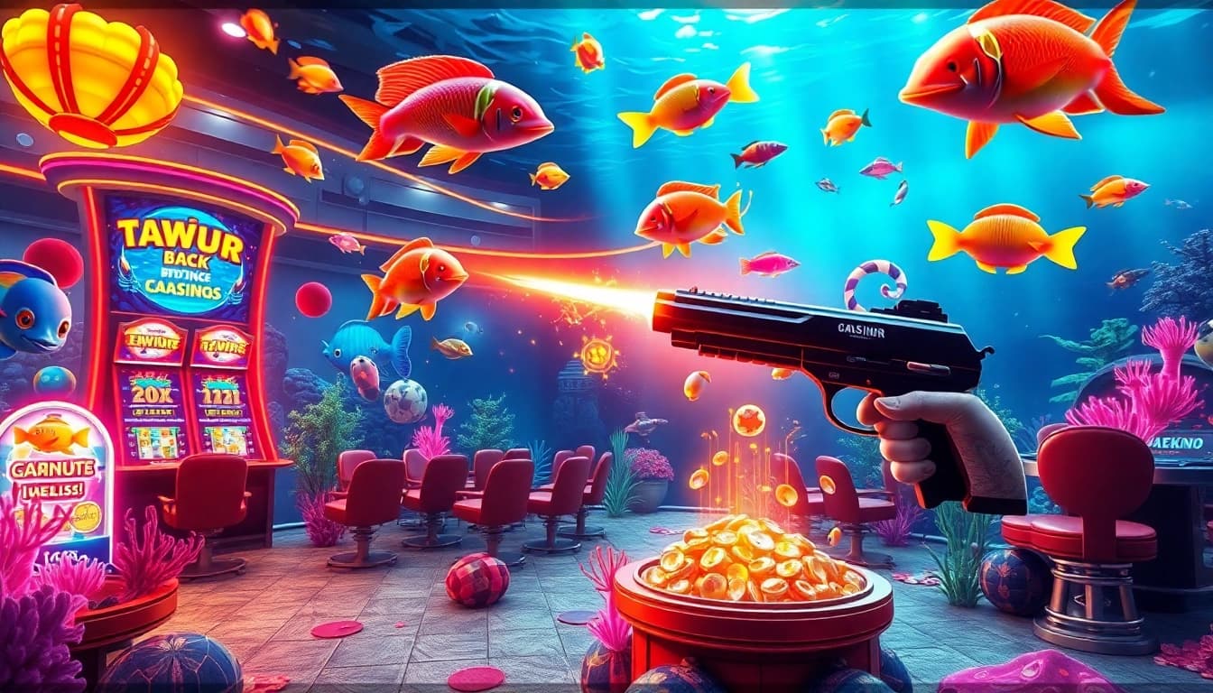 Experience bắn cá đổi thưởng with vivid underwater visuals and engaging gameplay action.