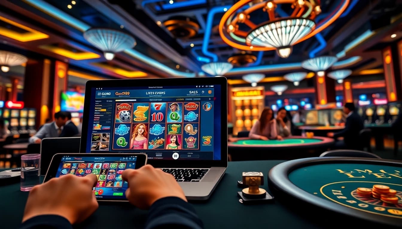 Exciting gaming experience at nhà cái go99 with modern devices and live dealers.