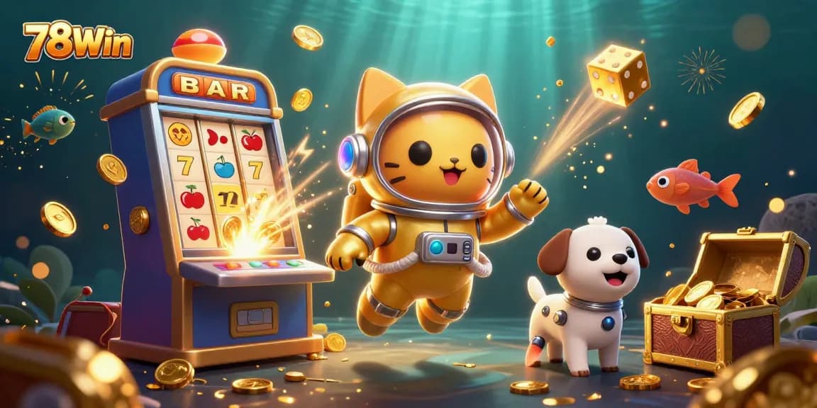 Experience thrilling gameplay with 78Win's colorful jackpot and dynamic casino adventure.