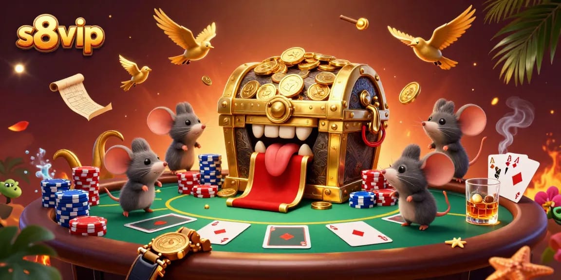 Play at s8 vip and experience captivating adventures with treasure chests and poker excitement.