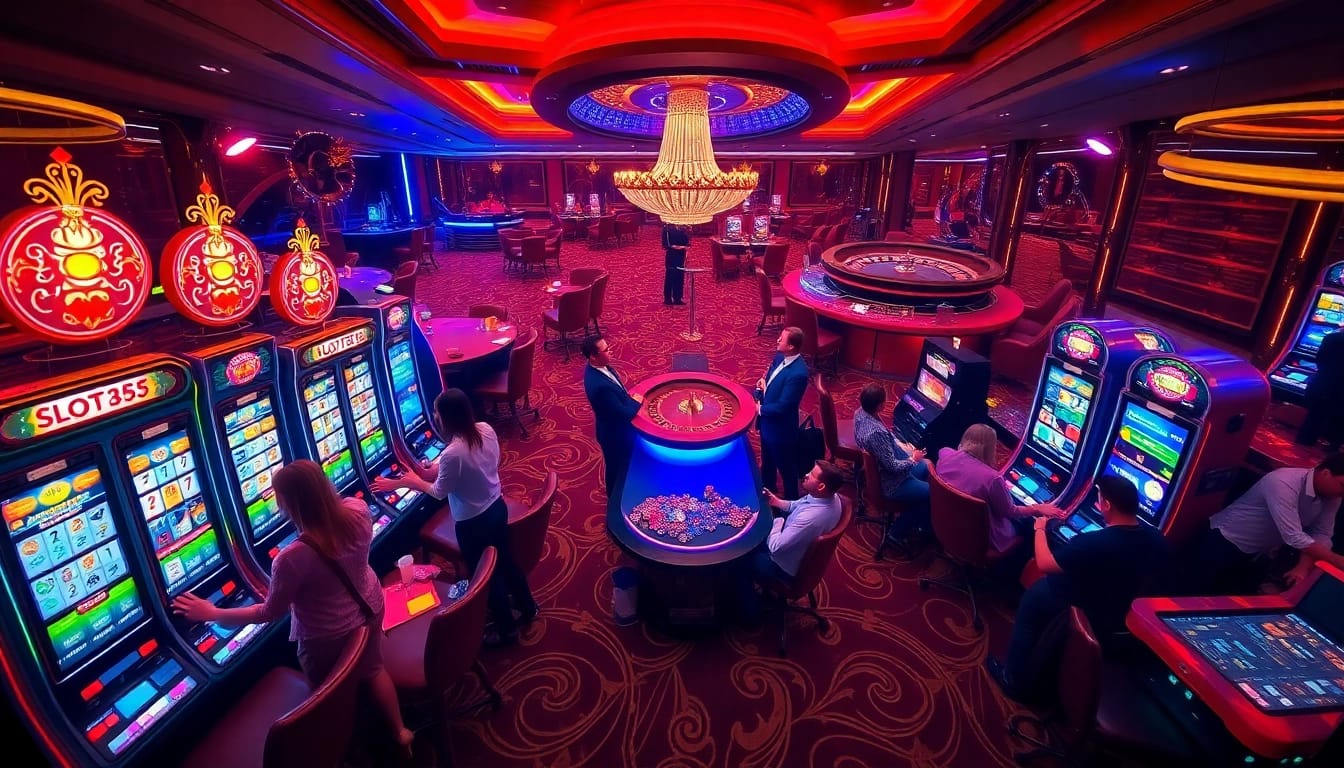 Experience the thrill of gaming at https://slot365.cx/ with vibrant slot machines and engaged players.