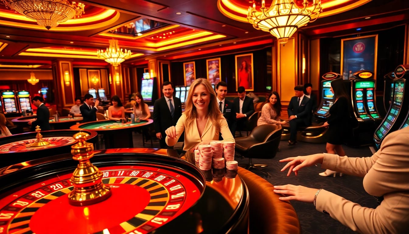 Engage in thrilling gambling action with rich visuals of casino games while accessing rikvip đăng nhập options.