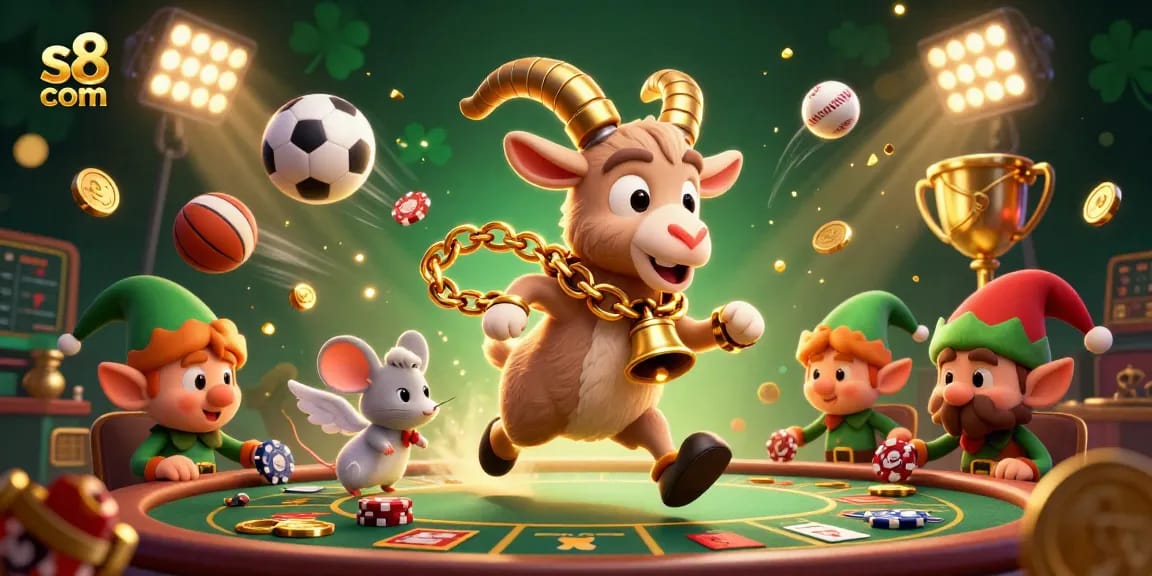 Experience thrilling moments with s8 com in a vibrant 3D casino scene filled with excitement.