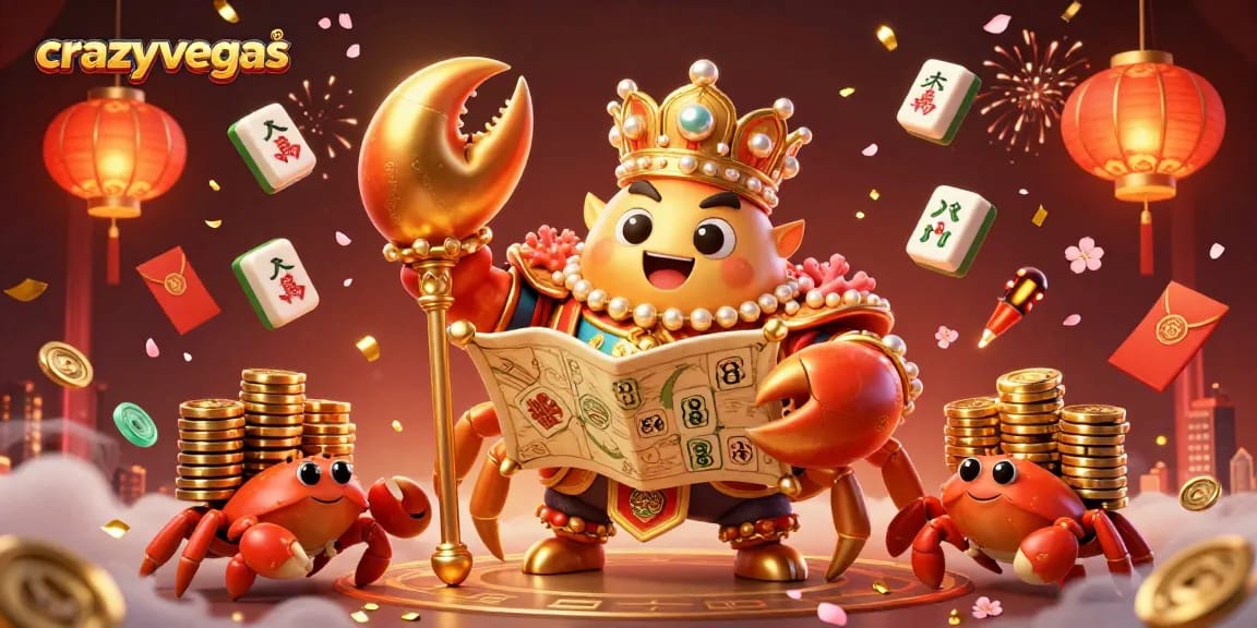 Experience high-stakes action at crazyvegas with our vibrant 3D casino illustration featuring gold and treasures.