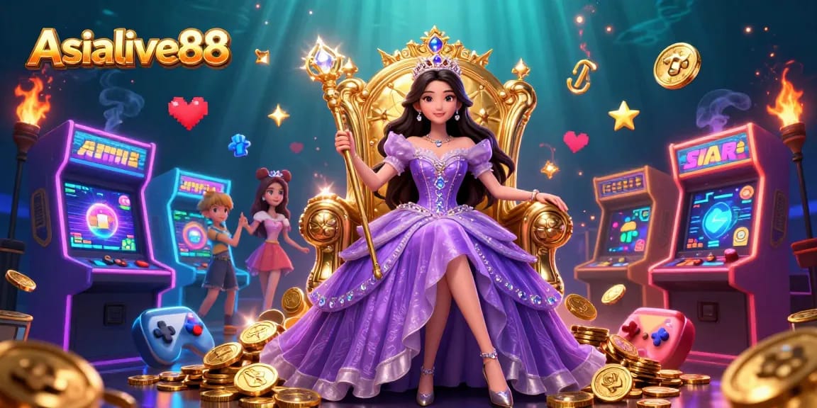 Experience live casino thrills with Asialive88 featuring vibrant characters and dynamic gaming elements.