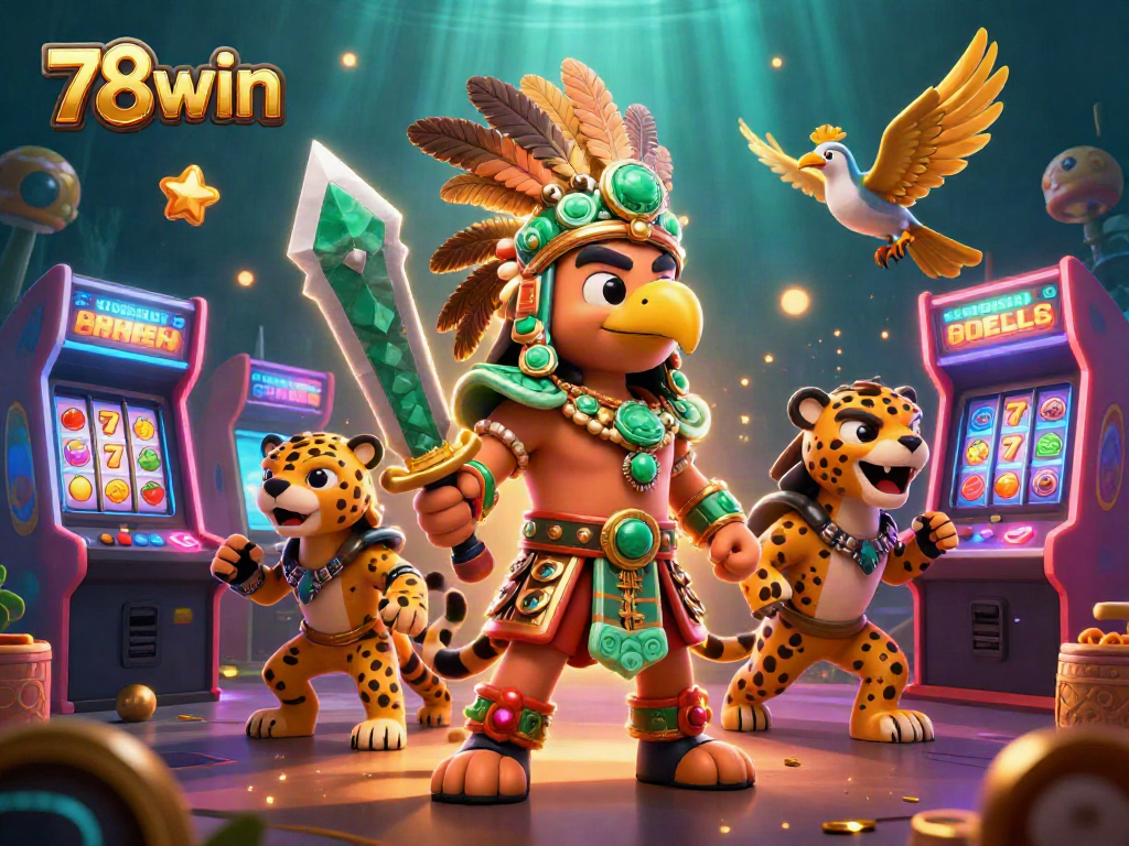 Experience thrilling wins at 78win with our vibrant casino-themed digital art.