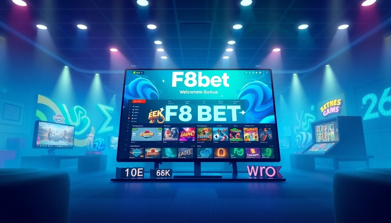 Engaging interface of F8bet online betting platform offering 68K bonus