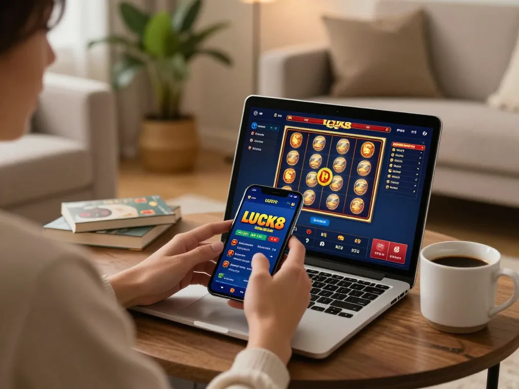 Trải nghiệm gameplay hấp dẫn trên ứng dụng di động LUCK8 trong môi trường ấm cúng với các ghi chú chiến lược