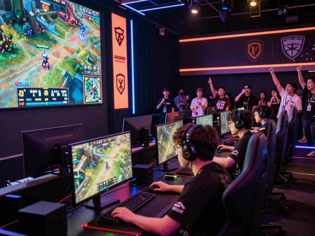 five88 esports tournament scene showcasing intense gameplay and enthusiastic fans