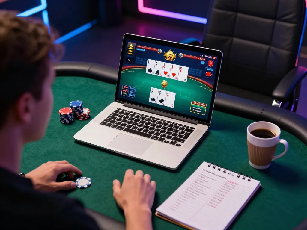 Engaging in a thrilling online poker game on rikvip platform while managing strategies and bets