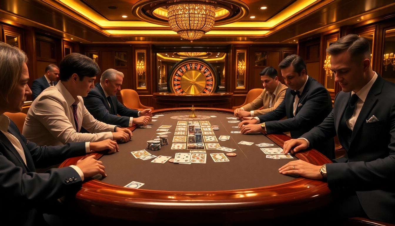 Experience high-stakes poker at a luxurious casino table featuring SX88-themed design elements.