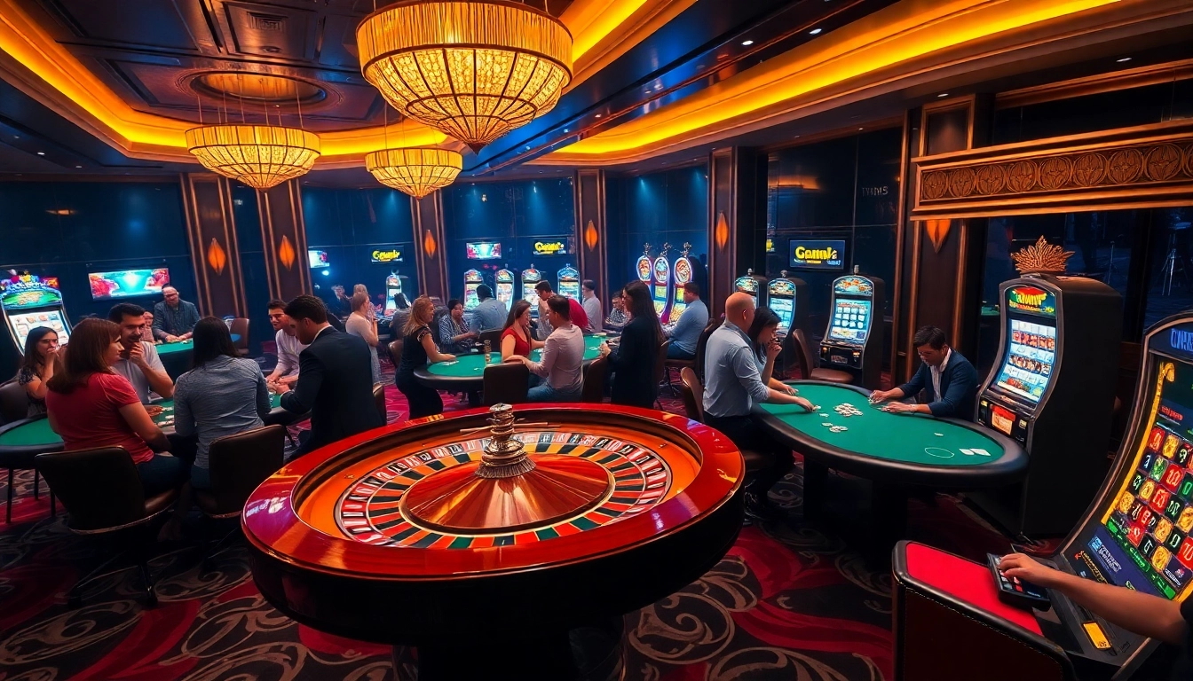 Engage in thrilling casino action at gamebaidoithuong coffee with vibrant roulette and poker games.
