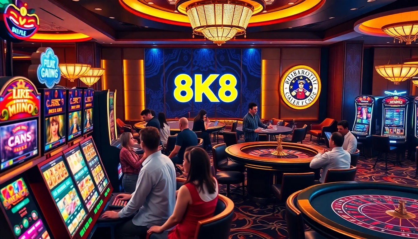 Experience the thrill of 8k8 with vibrant casino games and engaging players.